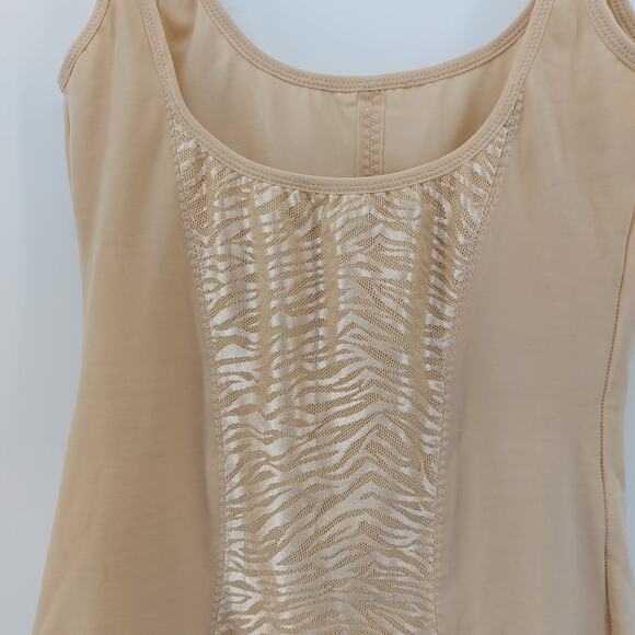 Ekouaer Womens Dress Slip Beige Stretch US Size 6 Full Cami - Picture 14 of 16